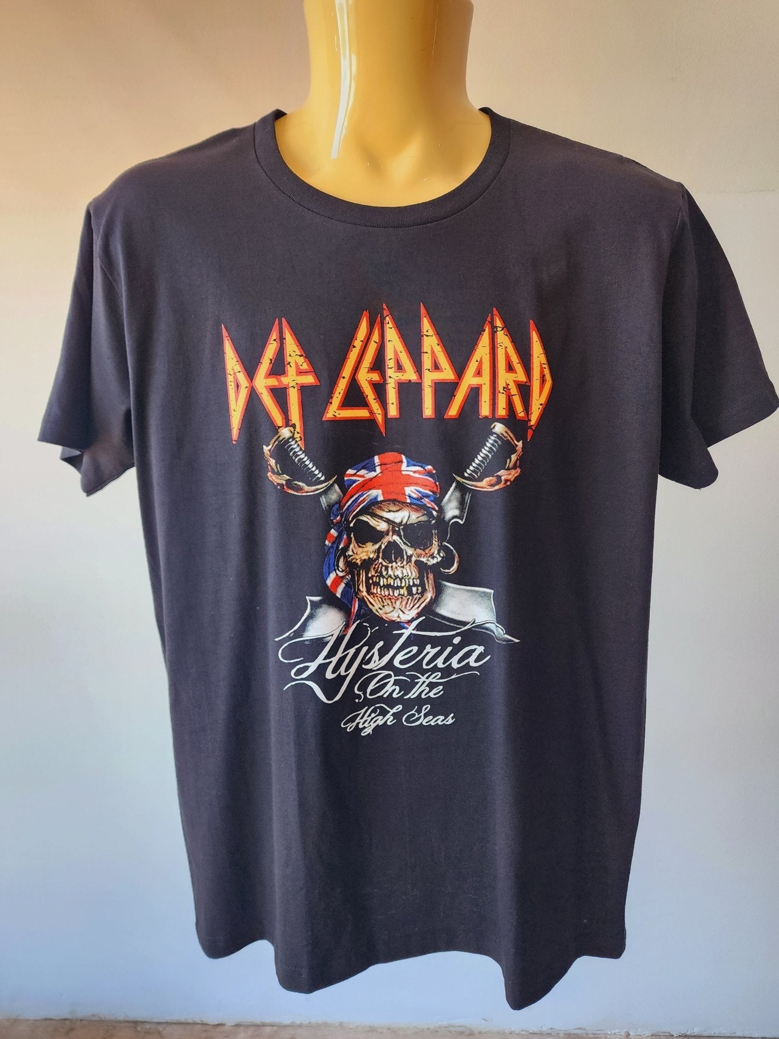Def Leppard Double Sided Black T-shirt