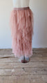 Dirty Pink Layered Tulle Midi Skirt