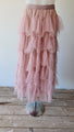 Dirty Pink Layered Tulle Skirt
