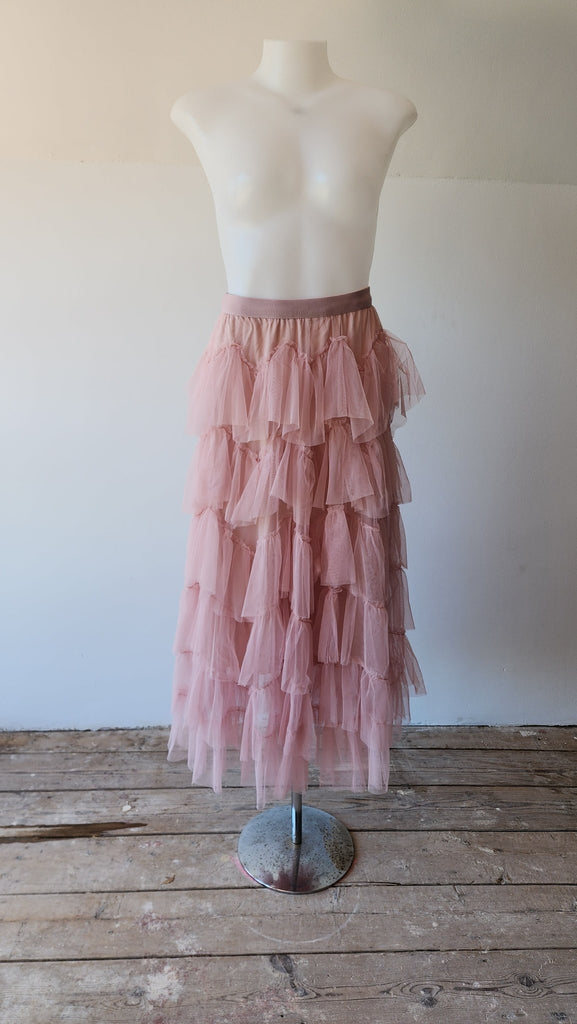 Dirty Pink Layered Tulle Skirt - Kwaitokoeksister South Africa