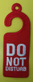 Do not disturb Embroidered Iron on Patch