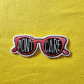 Don't Care Iron on Patch