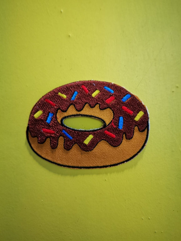 Donut Embroidered Iron on Patch - Kwaitokoeksister South Africa