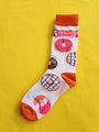 Dunkin Donuts white Socks