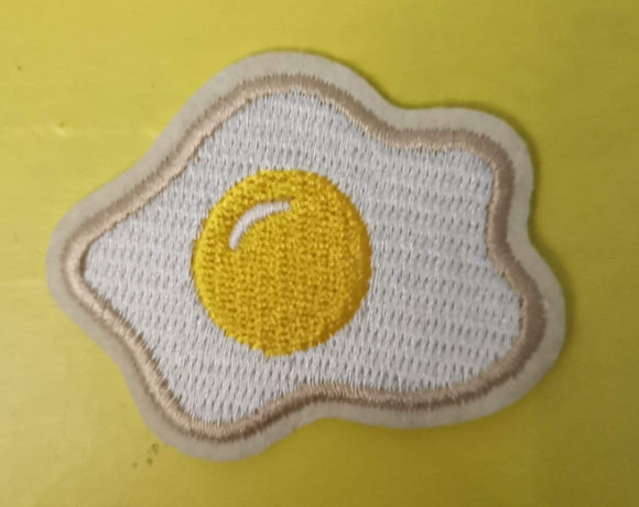Egg Small Embroidered Iron on Patch - Kwaitokoeksister South Africa