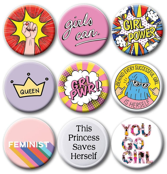 Girl Power Pins Collection - Kwaitokoeksister South Africa