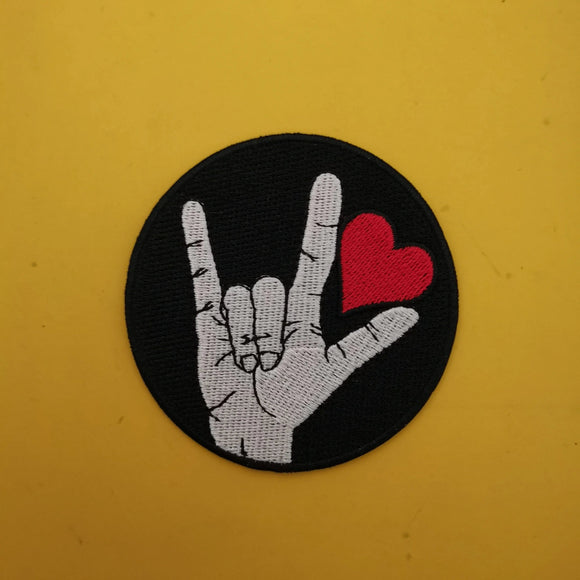 Hand sign Iron on Patch - Kwaitokoeksister South Africa