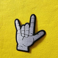 Hand sign Iron on Patch