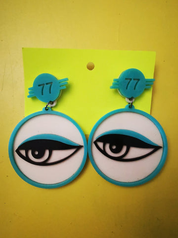Handmade Perspex earrings