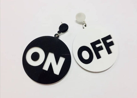 Handmade Perspex earrings