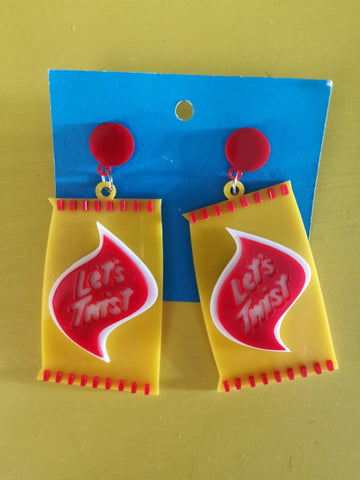 Handmade Perspex earrings