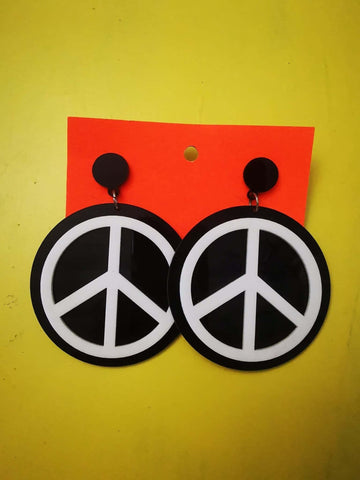 Handmade Perspex earrings