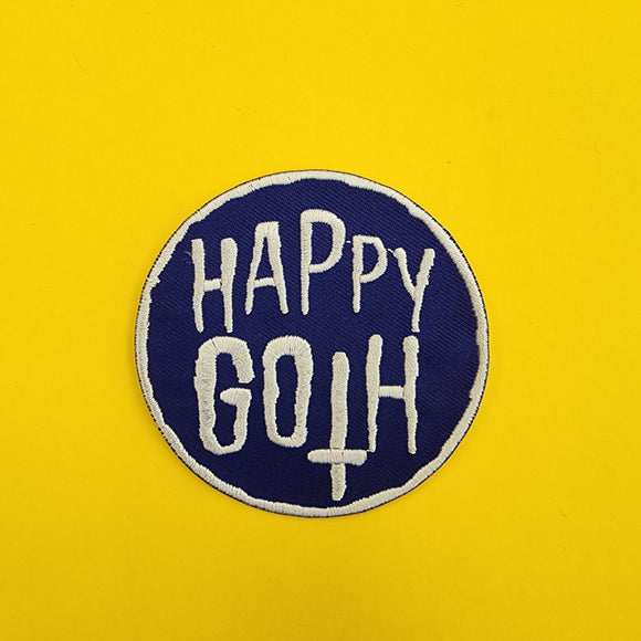 Happy Goth Iron on Patch - Kwaitokoeksister South Africa