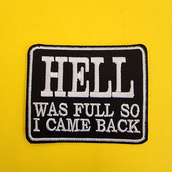 Hell Iron on Patch - Kwaitokoeksister South Africa