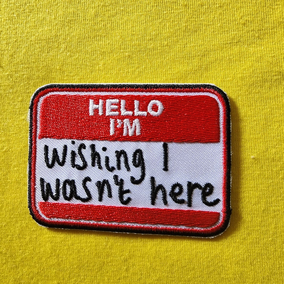 Hello Iron on Patch - Kwaitokoeksister South Africa