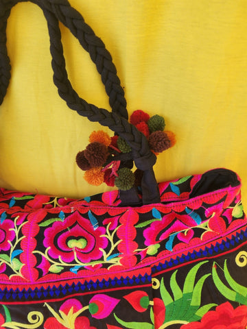 Hmong embroidered bag