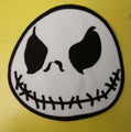 Jack Skellington Embroidered Iron on Patch