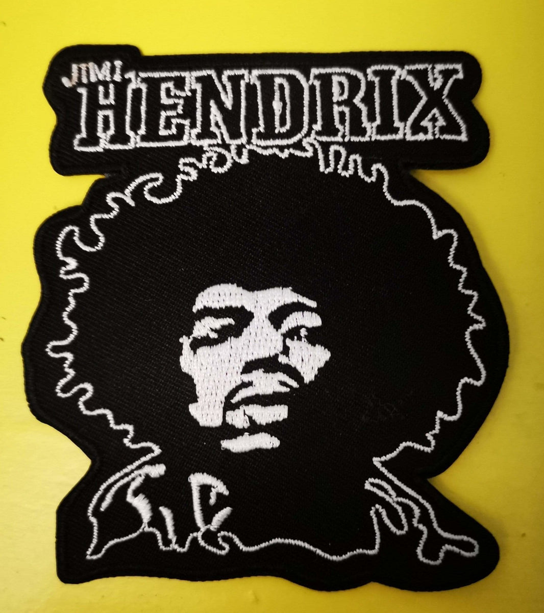 Jimi Hendrix Embroidered Iron on Patch