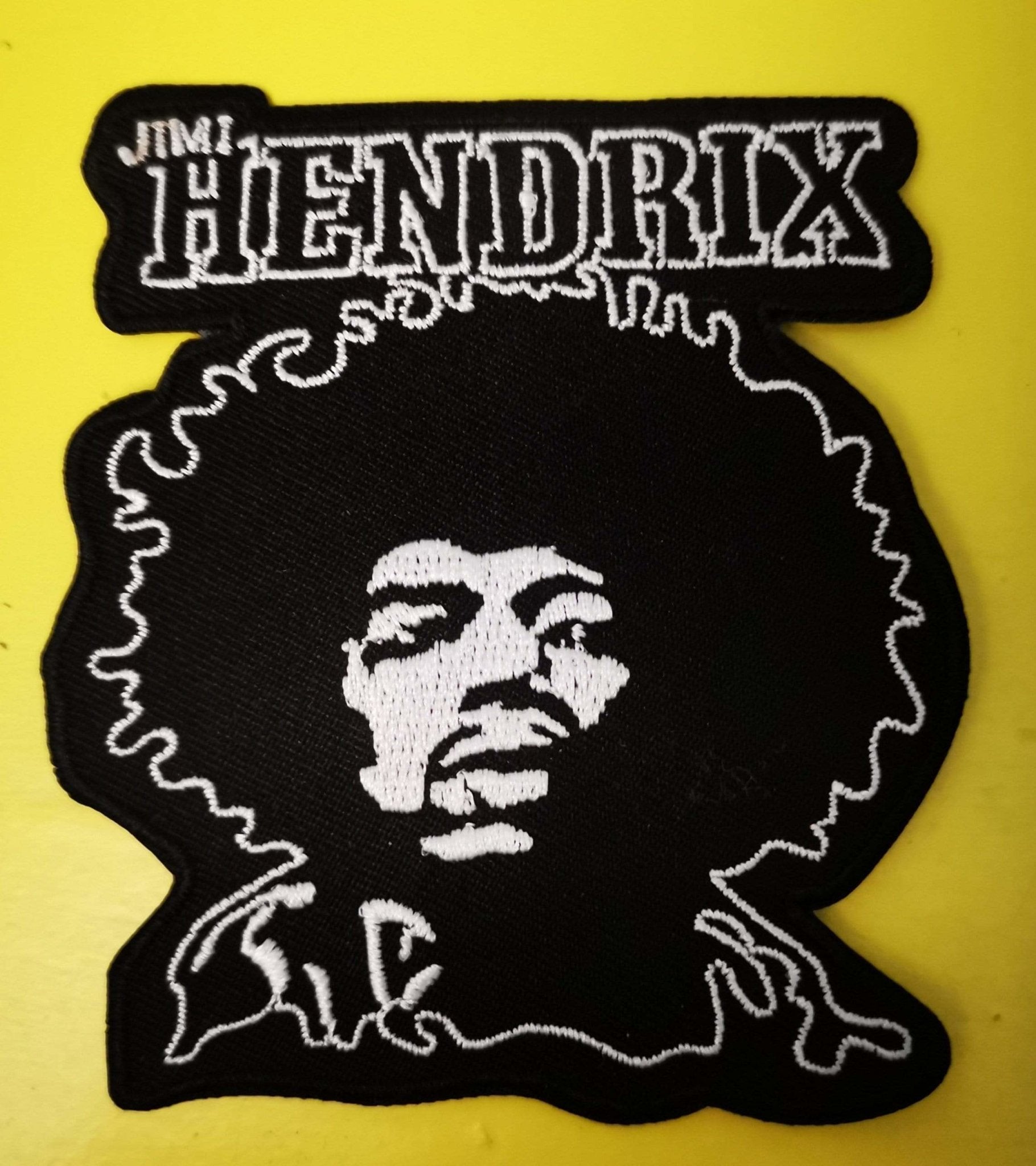 Jimi Hendrix Embroidered Iron on Patch