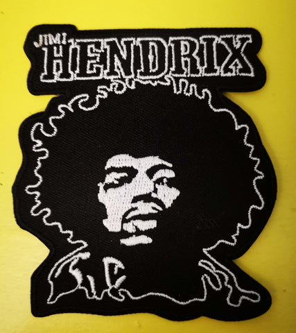 Jimi Hendrix Embroidered Iron on Patch