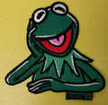 Kermit Dark Green Embroidered Iron on Patch