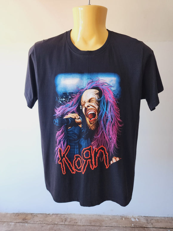 Korn Double sided T-shirt Black - Kwaitokoeksister South Africa