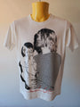 Kurt Cobain Double sided White T-shirt