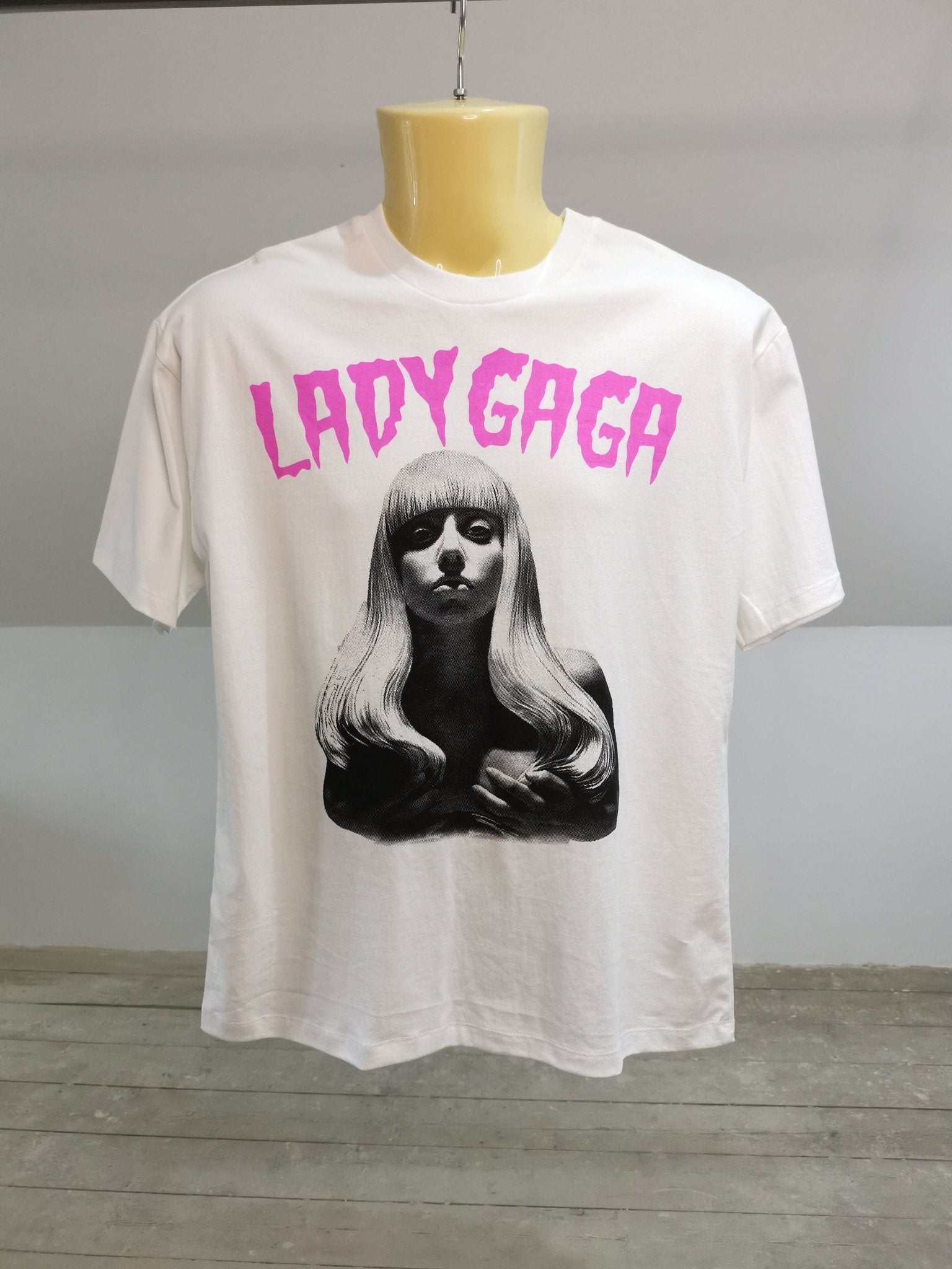 Lady Gaga White Tshirt