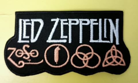 Led Zeppelin 1 Embroidered Iron on Patch