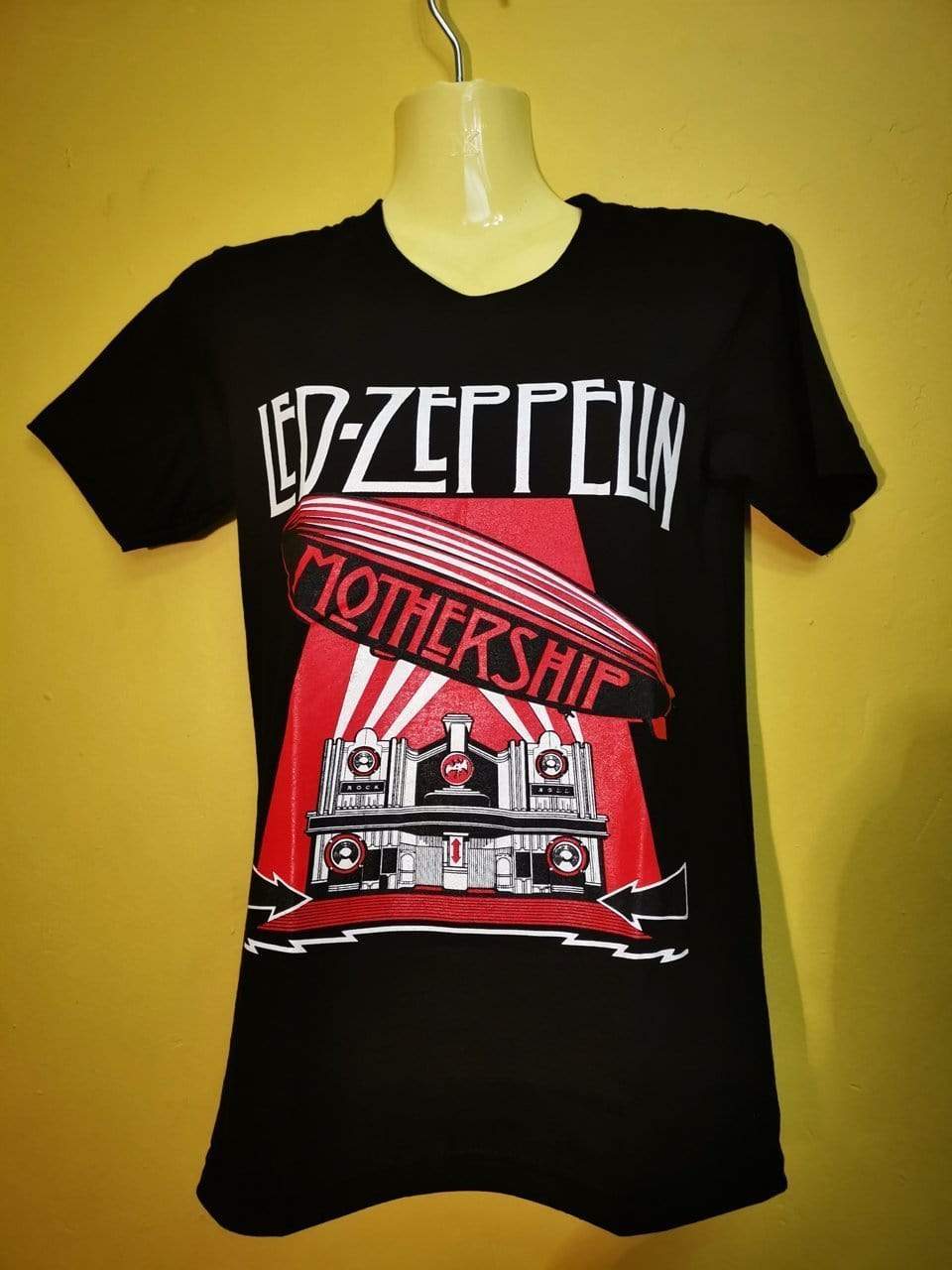 Kleding Led Zeppelin T Shirt Dames Mothership Led Zeppelin Men&