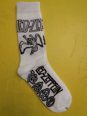 Led Zepplin White Socks