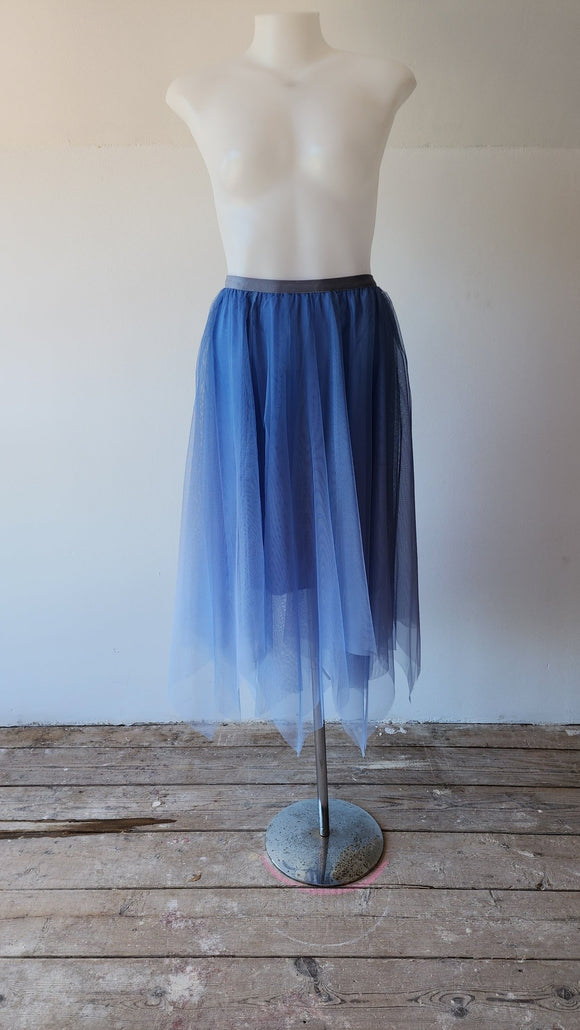 Light Blue ombre Tulle Midi Skirt - Kwaitokoeksister South Africa