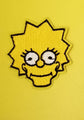 Lisa Simpson Embroidered Iron on Patch