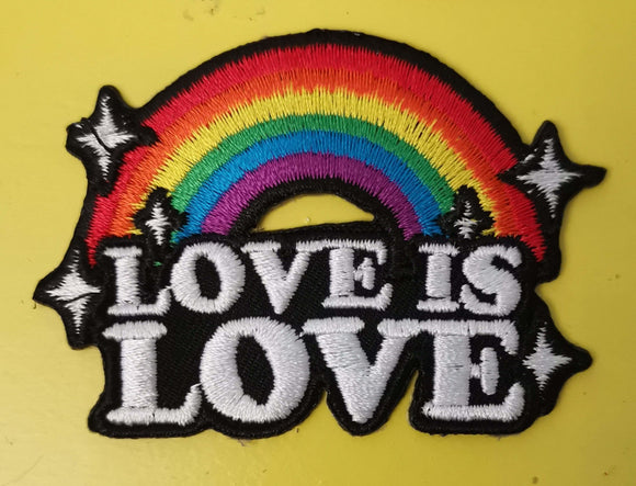 Love is Love Embroidered Iron on Patch - Kwaitokoeksister South Africa