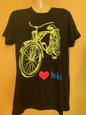 Lumo T-shirt Yellow Bike