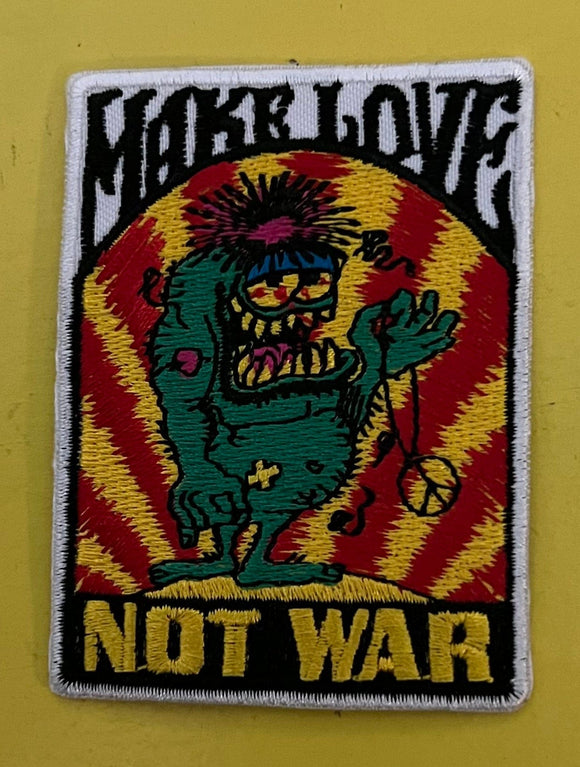 Make love not war Iron on Patch - Kwaitokoeksister South Africa