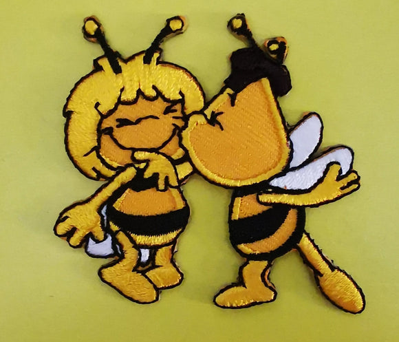 Maya the bee and Willy Embroidered Iron on Patch - Kwaitokoeksister South Africa