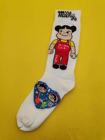 Milky white Socks