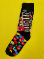 M&M Black Socks