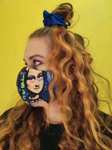 Mona Lisa Dome Mask (reversible)