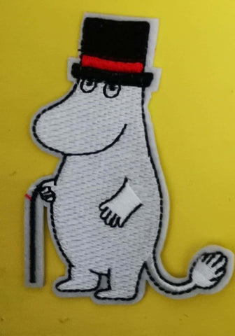 Moo Pappa Embroidered Iron on Patch
