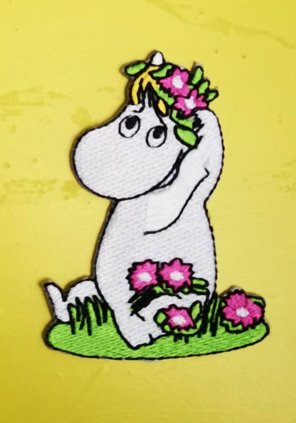 Moomin Flower Embroidered Iron on Patch - Kwaitokoeksister South Africa