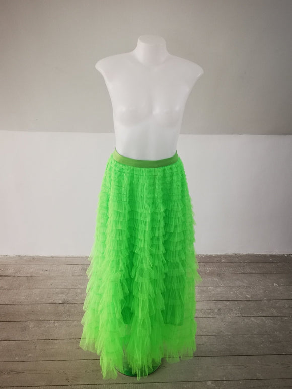 Neon Green Tulle Skirt - Kwaitokoeksister South Africa