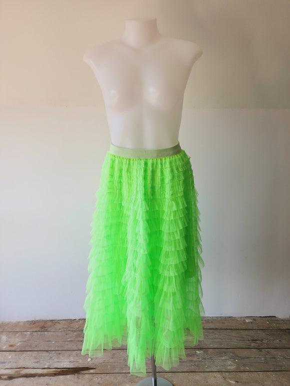 Neon Green Tulle Skirt - Kwaitokoeksister South Africa