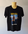 Nevermind Nirvana Double Sided Black T-shirt