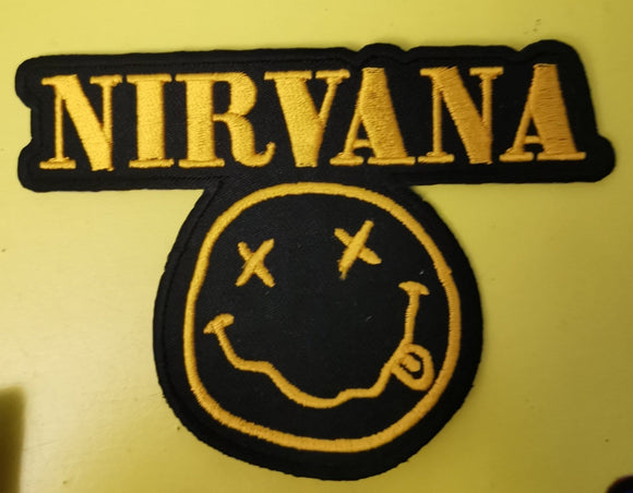 Nirvana 5 Embroidered Iron on Patch - Kwaitokoeksister South Africa