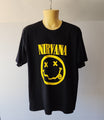 Nirvana Nirvana Double Sided Black T-shirt