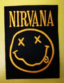 Nirvana Square Embroidered Iron on Patch