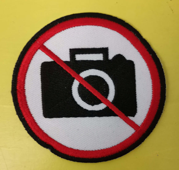 No Photo Embroidered Iron on Patch - Kwaitokoeksister South Africa