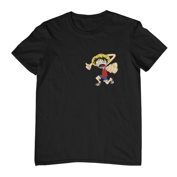 One Piece Luffy Black T-Shirt - Kwaitokoeksister South Africa